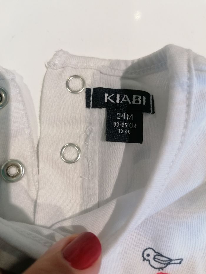 Ensemble été thee shirt et short jeans 🌞 T 24 mois - photo numéro 3