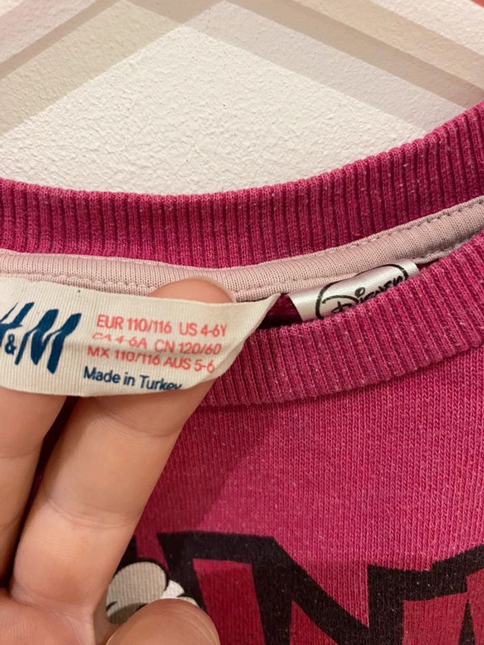 Sweat minnie h&m 4-6 ans - photo numéro 3