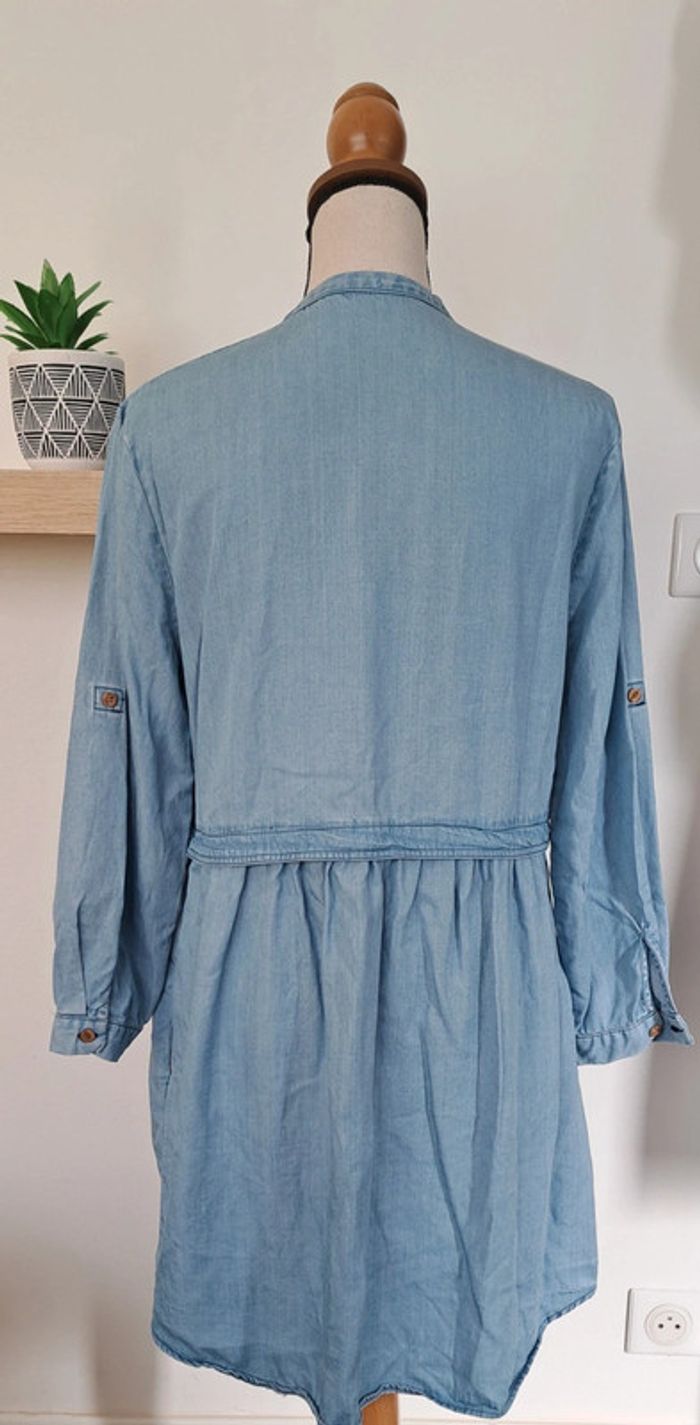 Robe bleu claire Zara - photo numéro 9