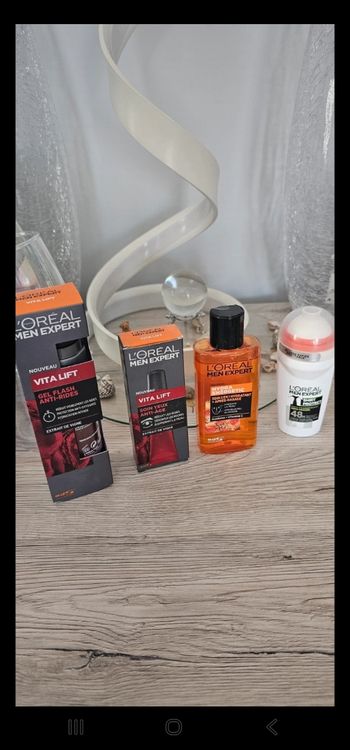 Lot de 4 soins hommes l oreal