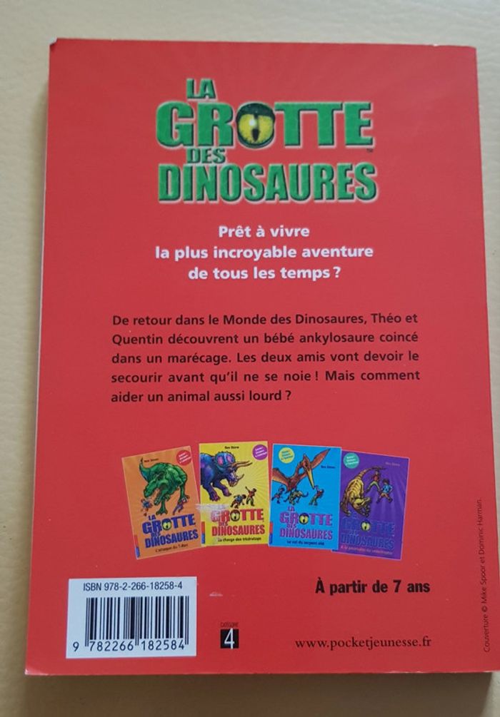 Lot 2 livres "La grotte des dinausores" - Rex Stone - photo numéro 2