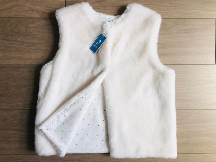 Cardigan chaud en fausse fourrure collection Noël Jacadi T-12 ans - photo numéro 2