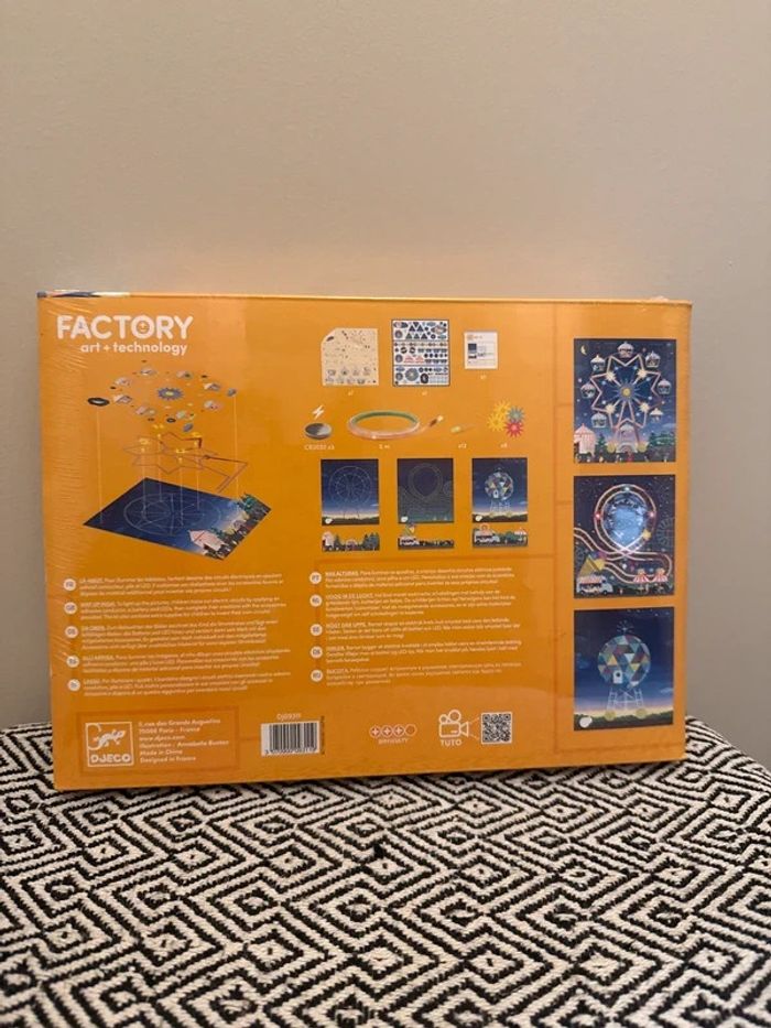 Djeco - Coffret créatif "Là-haut" Tableaux à illuminer Factory - photo numéro 2