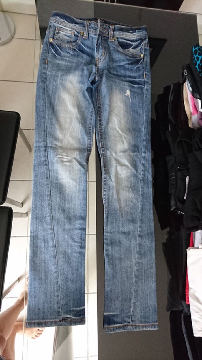 Jeans morgan bleu