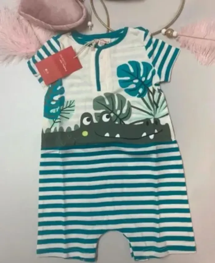 Combinaison bébé garçon (neuf) - Taille 12 mois
