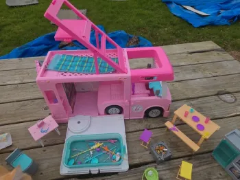 Camping car barbie
