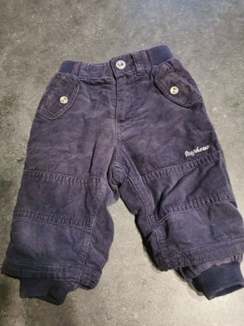 Pabralon velours garçon, 3 mois. DISNEY