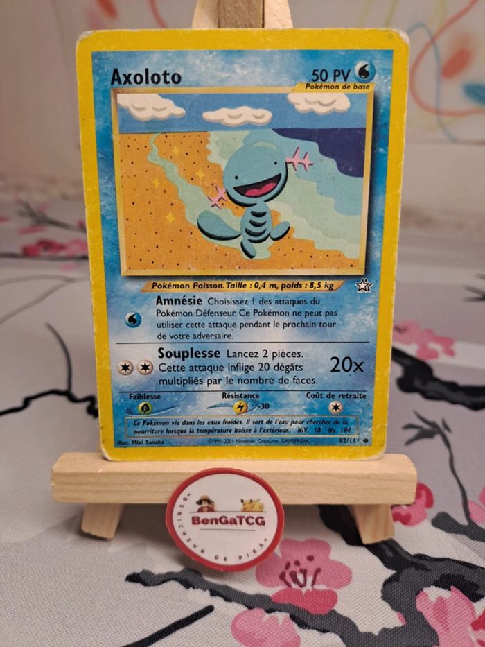 Carte Pokémon Axoloto 82/111 Neo Genesis ed2 Wizards Fr