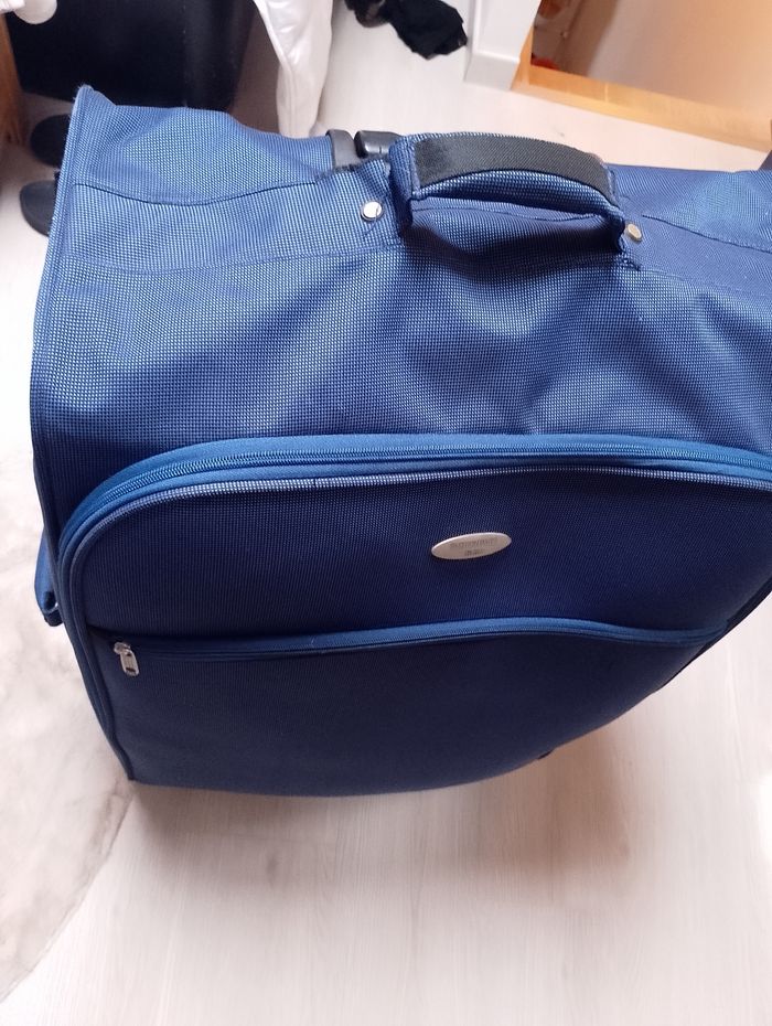 Grande valise bleu - photo numéro 2