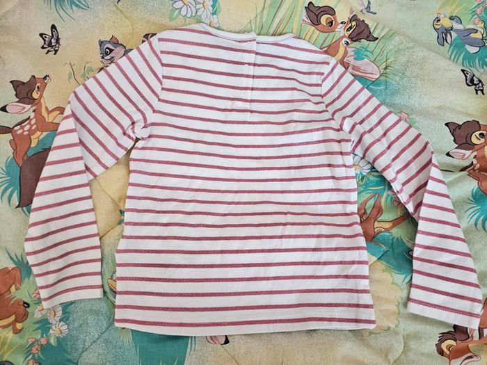 Tee shirt manche longue rayures sergent major - photo numéro 4