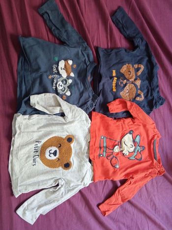 Lot pantalons et hauts 3 mois