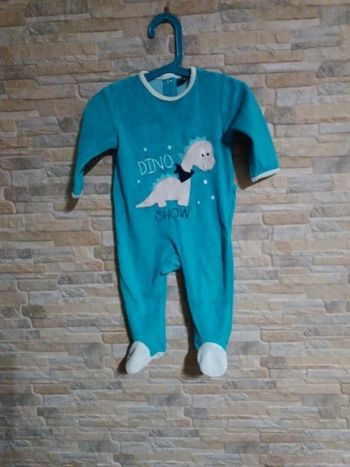 Dors-bien turquoise Kiabi 12M