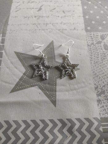 Boucles d'oreilles fée neuves