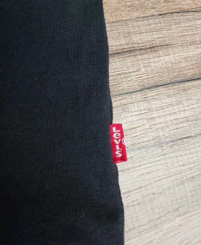 Tee shirt Levi's femme noir et rouge Taille S - photo numéro 9