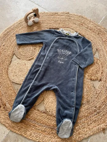 Pyjama velours 9 mois