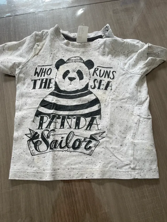 Lot tee shirt 6 mois garçon - photo numéro 4