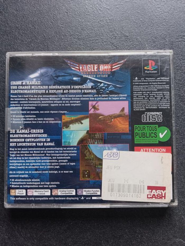 Sony - Playstation 1 - Eagle one - Harrier attack - photo numéro 2