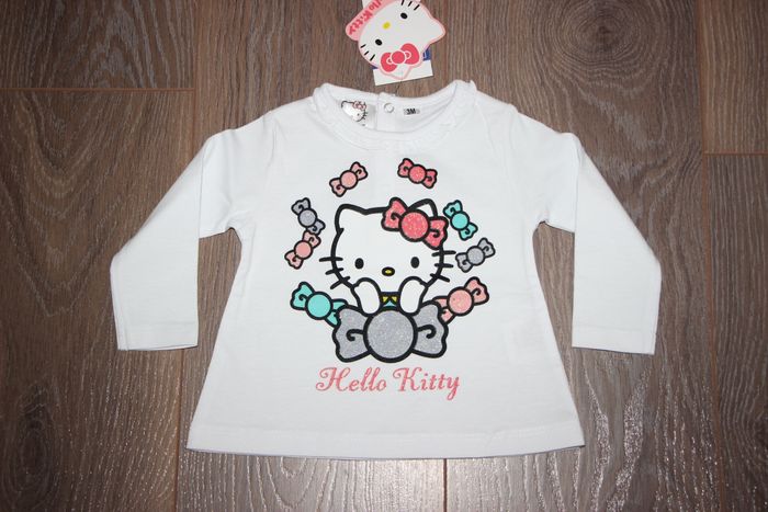 t-shirt Hello Kitty 3 mois blanc