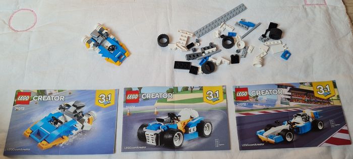 Lego creator Les moteurs extrêmes 3 en 1