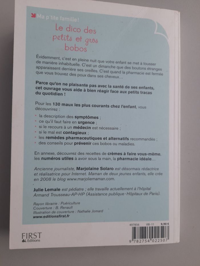 Livre" Le dico des petits et gros bobos " - photo numéro 7