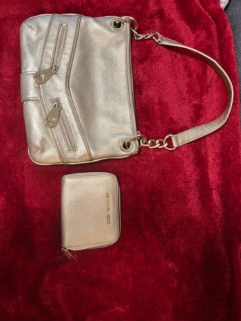 Ensemble sac à épaules et portefeuille authentique Michael Kors