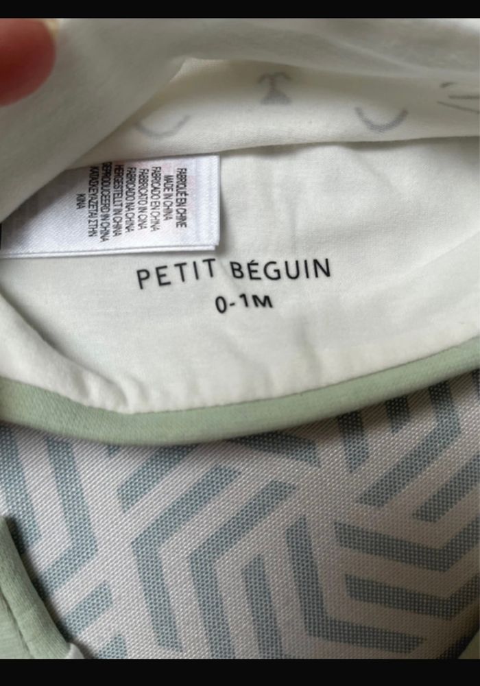 Ensemble bonnet + moufles petit béguin - photo numéro 3