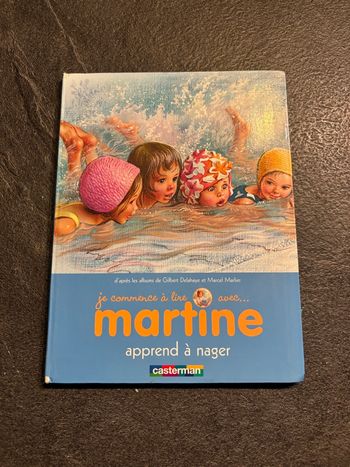 Livre Martine apprend à nager