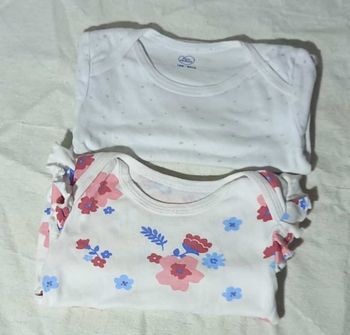 Lot de 2 bodies Mots d'Enfants