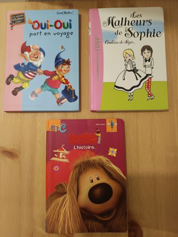 Lot de 3 livres jeunesse