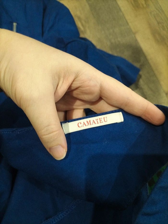 Robe bleu taille 40 Camaïeu - photo numéro 3
