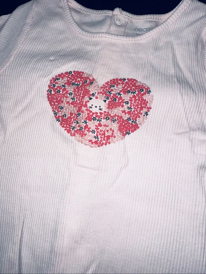 Pull côtelé rose - Obaibi 6M - photo numéro 2