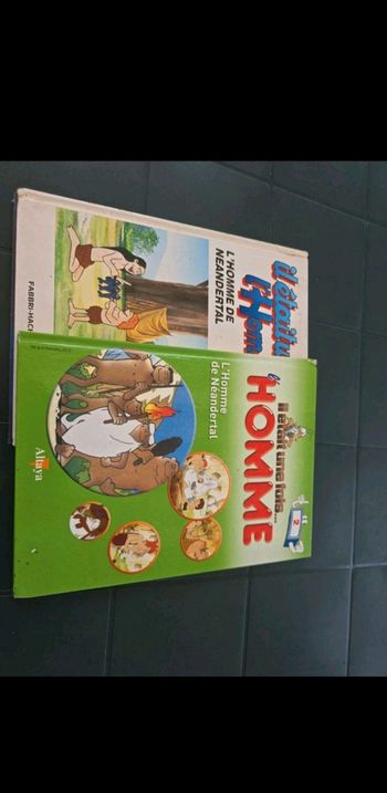 Lot 2 livres l homme neandertal