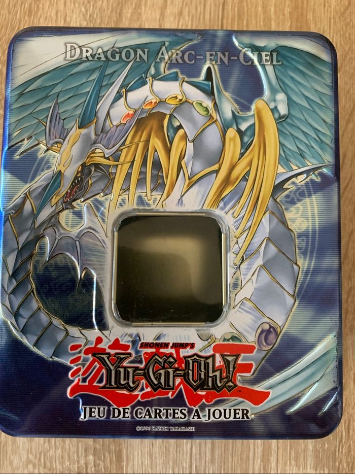 Boîte métal Yu gi oh dragon arc en ciel de 1996 - photo numéro 3