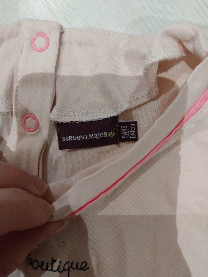 Tshirt manche longue sergent major 9 ans - photo numéro 3