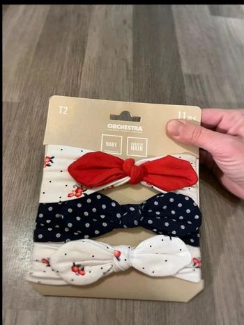 lots de trois Bandeau ( 6 / 12 mois )