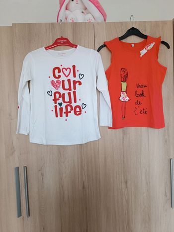 Lot filles 12 ans t-shirt et débardeur