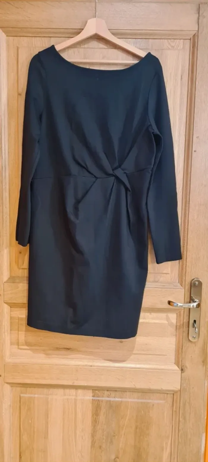 Robe noir nœud IKKS