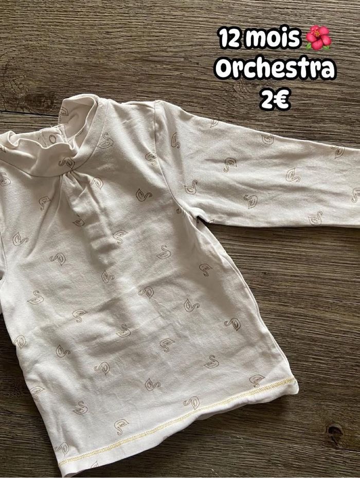 T-shirt 🌺 12 mois 🌺 Orchestra