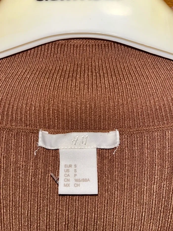 Pull marron h&m - photo numéro 3
