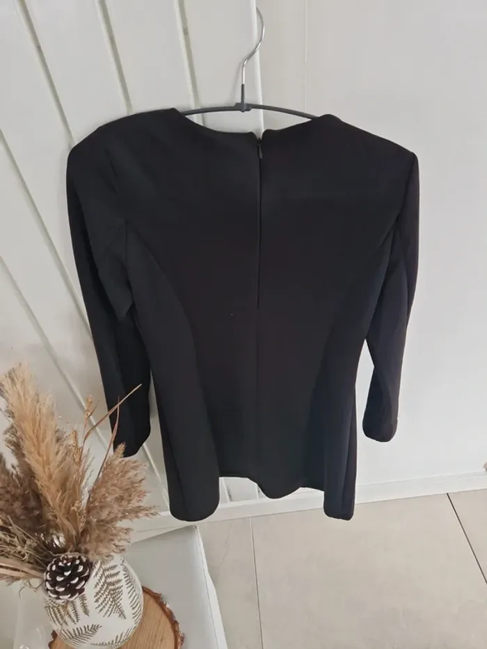 Robe noire façon marinière - photo numéro 4