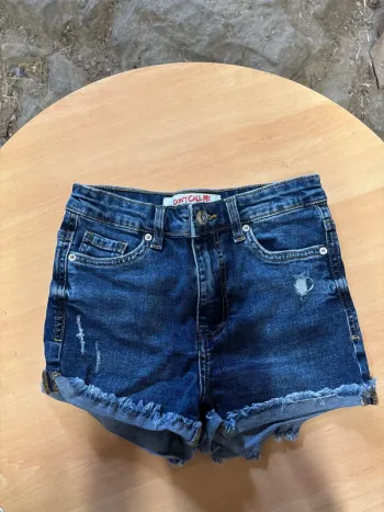 Short en jean fille