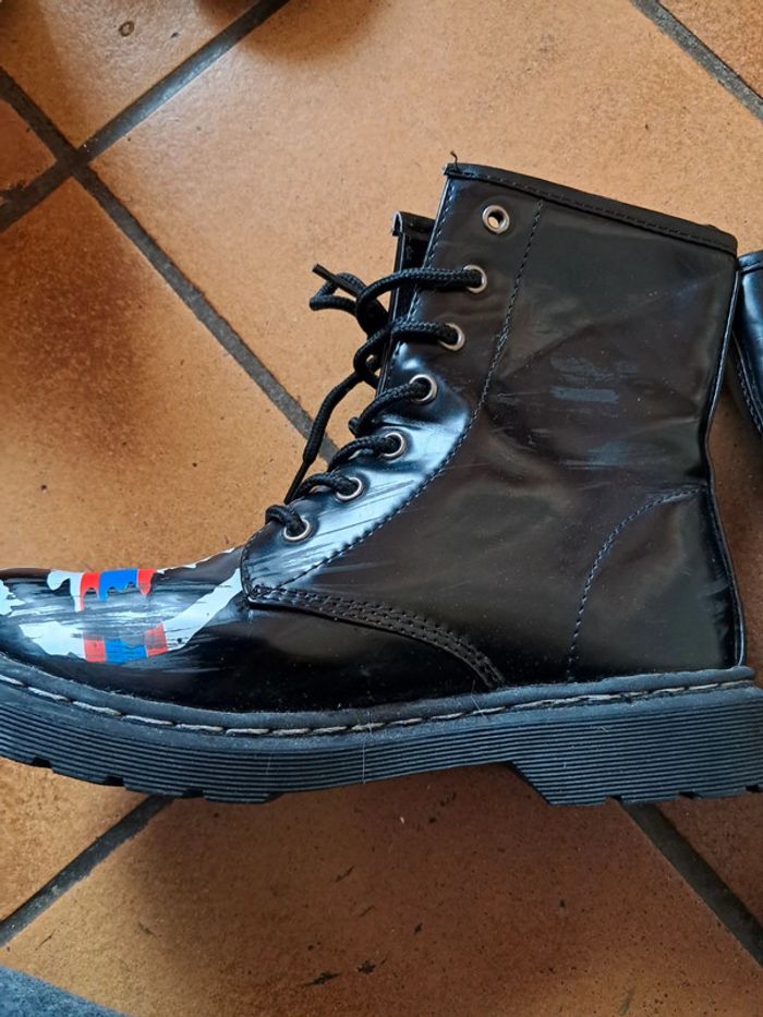 Chaussures Bottines noires 35 - photo numéro 3
