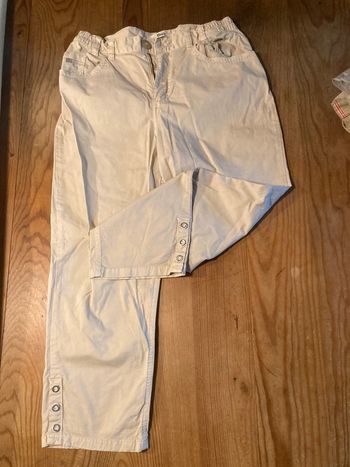 Pantacourt femme TBS beige - taille 40