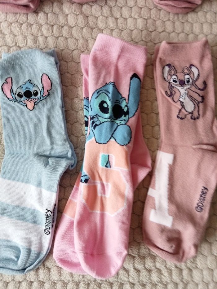 3 paires de chaussettes Stitch 31/34 - photo numéro 3