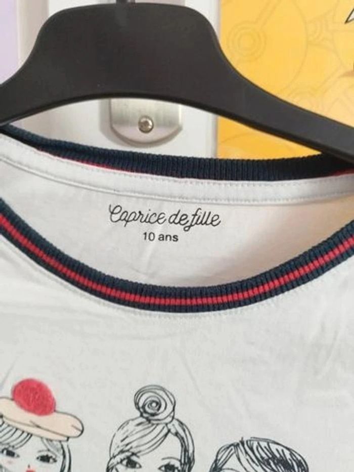 Tee-shirt 10 ans Caprice de fille - photo numéro 3