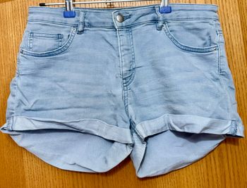 Short en jean bleu h&m