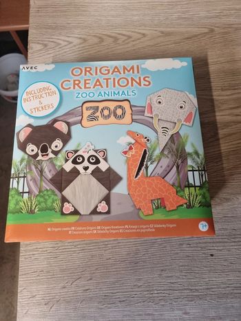 Création d'origamis sur les animaux du zoo