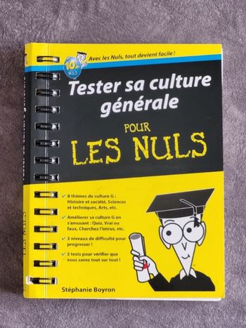 Tester Sa Culture Générale Pour Les Nuls Par Stéphanie Boyron