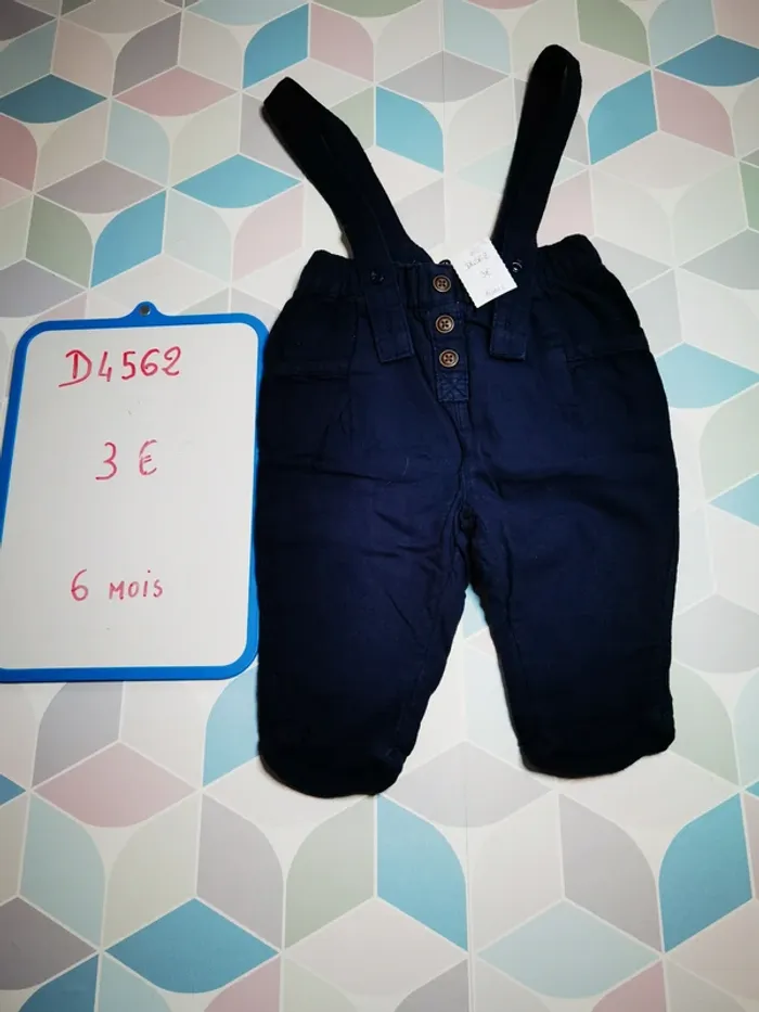 D4562 - salopette garçon 6 mois