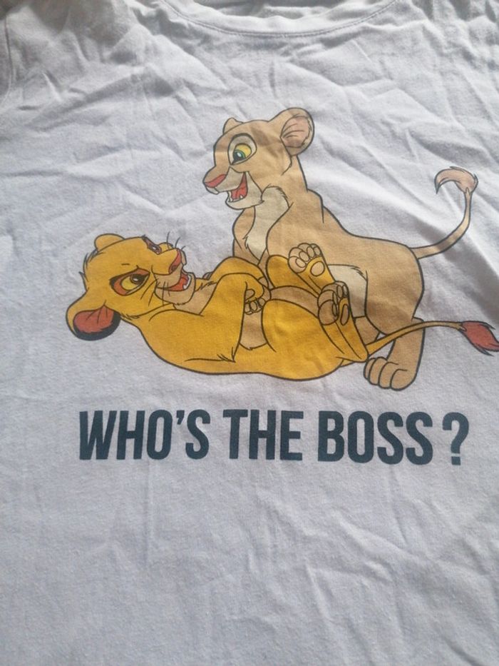 T shirt le roi lion undiz xs - photo numéro 3